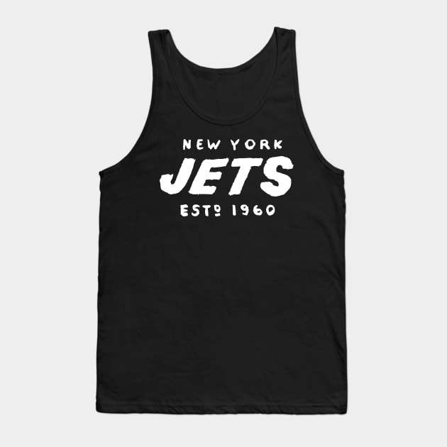 New York Jeeeets 10 Tank Top by Very Simple Graph